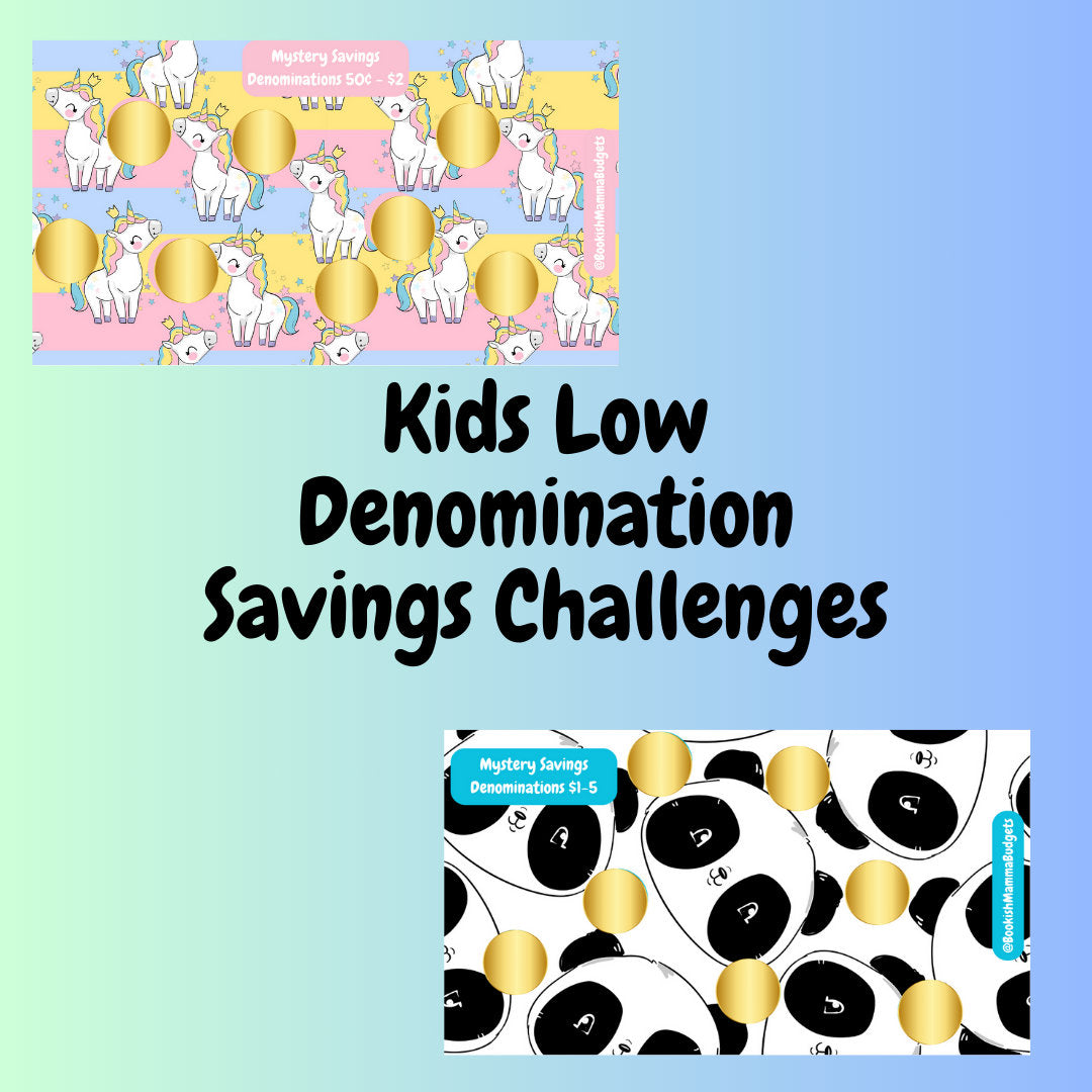 Kids Super Low Denomination Scratch and Save Challenges