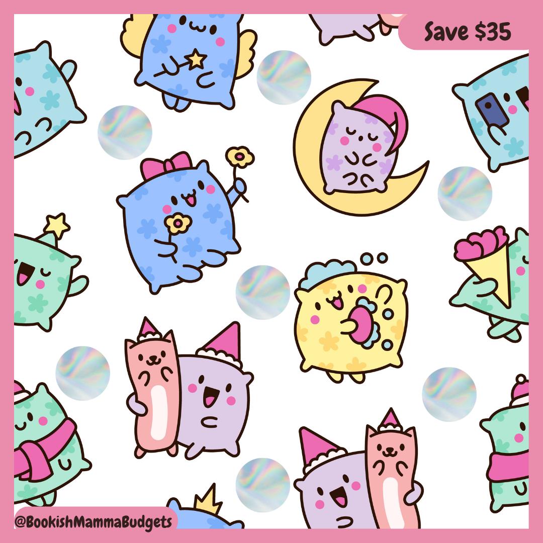 Pillow Pals- Scratch and Save - 35 - Square Challenge